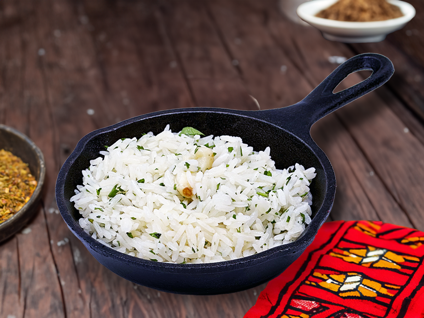 Rice with Garlic Seasonings