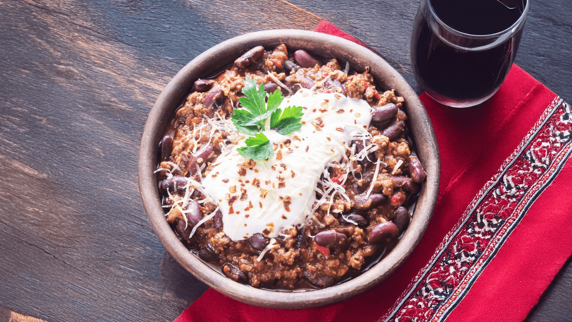South American Cheesy Black Bean dish in a bowl
